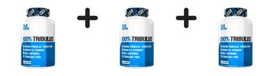 3 x EVL Nutrition 100% Tribulus (60 Caps) Unflavored