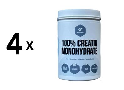 4 x Go Fitness 100% Creatin Monohydrate (300g) Unflavoured