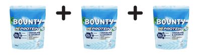 3 x Mars Protein Bounty Protein Powder (875g) Coconut