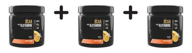 3 x Maxler BCAA + Glutamine (300g) Orange