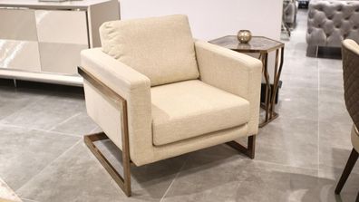 Luxus Sessel Wohnzimmer Einrichtung Design Modern Möbel PolsterTextil