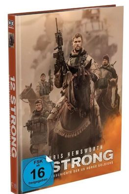 12 STRONG 2-Disc Mediabook Cover B (4K UHD + Blu-ray) Limited 500 Edition NEU/ OVP