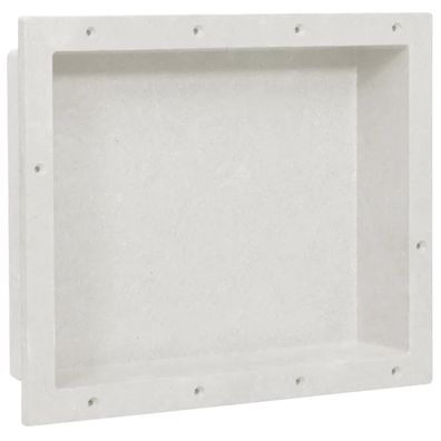 vidaXL Duschnische Mattweiß 41x51x10 cm