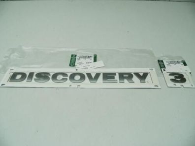Discovery 3 Schriftzug Heckklappe Set chrom Land Rover Discovery III (Typ: LA)