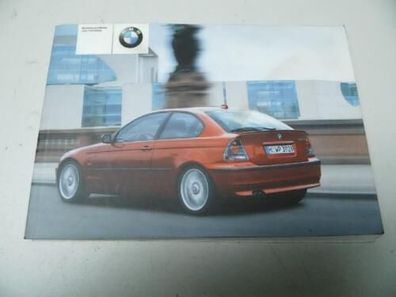 Betriebsanleitung Handbuch 01400156566 BMW 3er-Reihe (2001.06 -> 2005) III/02