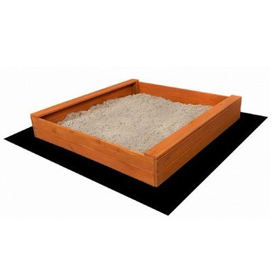 Sandkasten Sandbox Imprägniert Kiefer Holz Sandkiste Garten Spielen 120x120cm 9887