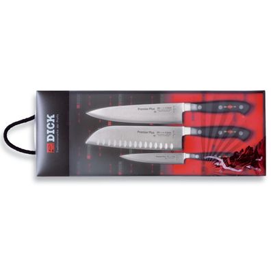 Dick Messerset Küchenmesser Set Allzweckmesser Messer Set 3 tlg. Premier Eurasia