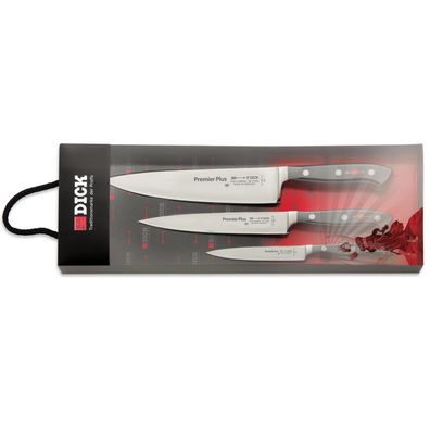 Dick Messerset Küchenmesser Set Allzweckmesser Messer Set 3 tlg. Premier Plus