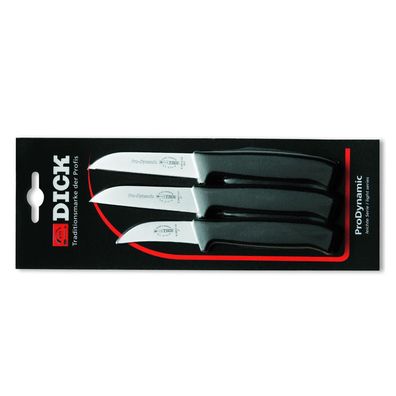 Dick Messerset mit 3 Küchen Messer Set 1x Schälmesser 2x Küchenmesser