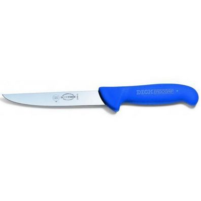 Dick Ausbeinmesser 13 cm blau - kleines Fleischermesser breite steife Klinge
