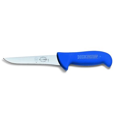 Dick Ausbeinmesser 10 cm blau - kleines Fleischermesser schmale steife Klinge
