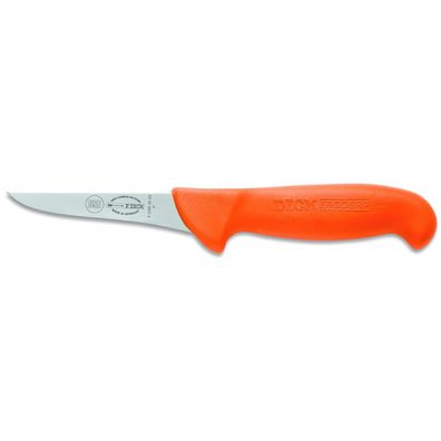 Dick kleines Ausbeinmesser 10 cm orangefarbener Griff & schmale Messerklinge
