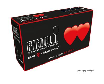 Riedel HEART TO HEART Cabernet Sauvignon Kauf 4 Zahl 3 4 Stück 540900098
