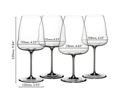 Riedel Winewings Tasting SET 1X 1234/0,07,33,97 4 Stück 512300047