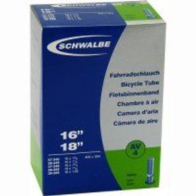 Schlauch Schwalbe SV 4 16x1 1/8-1 3/8" 28/37-340/355 SV40mm