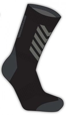 Socken SealSkinz MTB Mid mit Hydrostop Gr. M (39-42) schwarz/ grau wasserdicht