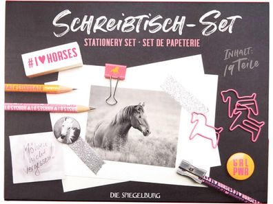 Spiegelburg Schreibtisch-Set I LOVE HORSES