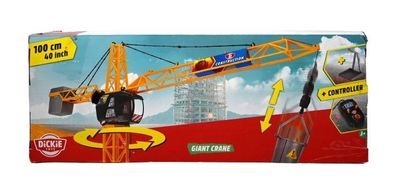 Dickie Toys - Giant Crane 100 cm - Ferngesteuerter Baustellenkran 350° * A