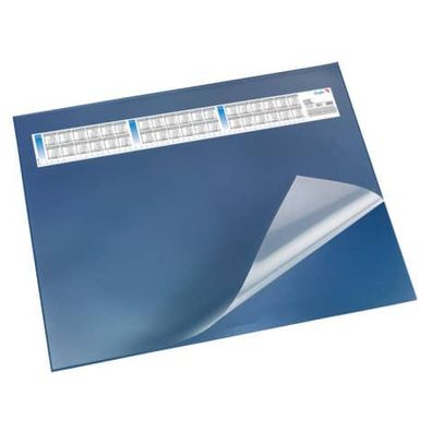 Läufer Schreibunterlage Durella DS 44655 52x65cm + Vollsichtfolie blau