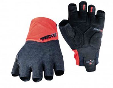 Handschuh Five Gloves RC1 Shorty Herren, Gr. M / 9, rot/ schwarz