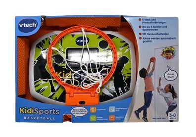 VTech KidiSports Basketball Interaktiver Basketballkorb + Ball für Kinderzimmer