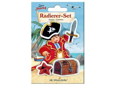 Spiegelburg Radierer-Set Capt'n Sharky