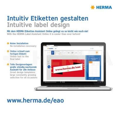 HERMA Etikett Premium 4336 35,6x16,9mm weiß 2.000 St./ Pack.