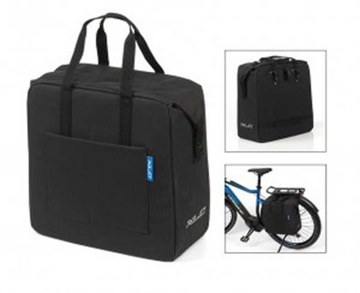 XLC Shoppertasche schwarz Fahrradtasche Gepäckträgertasche