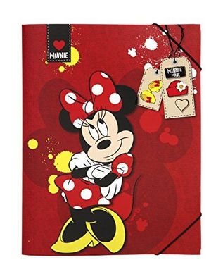 Disney Minnie Mouse Gummizugmappe A4