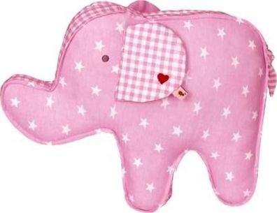 Spiegelburg Kissen Elefant BabyGlück, rosa