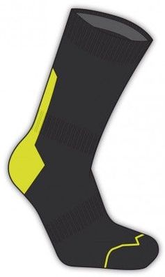 Socken SealSkinz Road Thin Mid Hydrostop Gr. XL (47-49) gelb/ schwarz wasserdicht