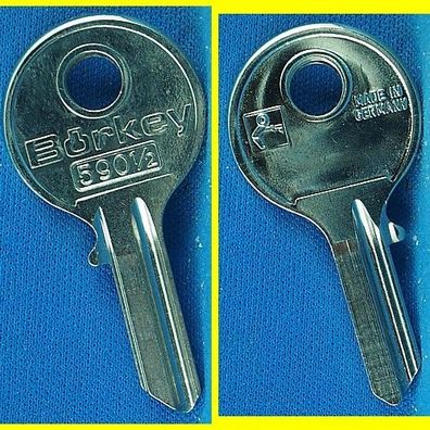 Schlüsselrohling Börkey 590 1/2 neu für Burgwächter, Legrand, Melsunger Metall, Wesco