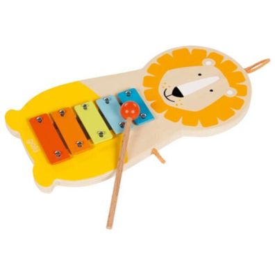 Goki Xylophon Löwe Musikinstrument für Kinder 61876 Holzspielzeug NEU