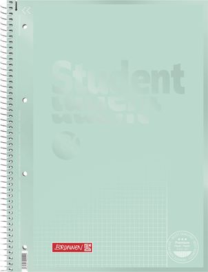 Brunnen Collegeblock Premium Student A4 90 g/ m² 80 Blatt kariert 10-67926154