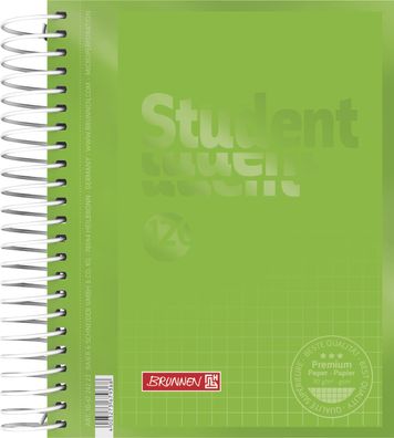 Brunnen Collegeblock Vivendi A6 90 g/ m² 80 Blatt 5mm kariert 10-6724252