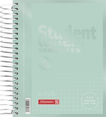 Brunnen Collegeblock Vivendi A6 90 g/ m² 80 Blatt 5mm kariert 10-6724254