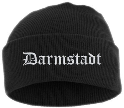 Darmstadt Umschlagmütze - Altdeutsch - Bestickt - Mütze mit breitem ...