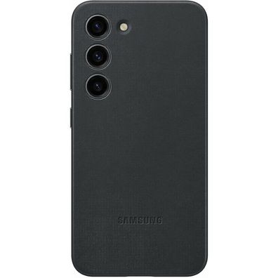 Leather Cover (schwarz, Samsung Galaxy S23)