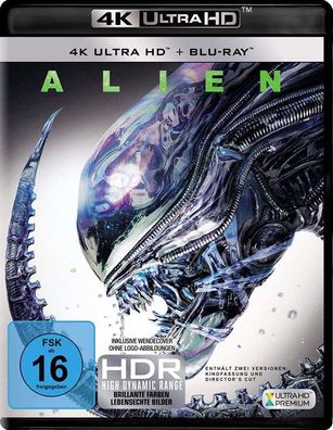 Alien 1 (Ultra HD Blu-ray & Blu-ray): - Twentieth Century Fox Home Entertainment ...