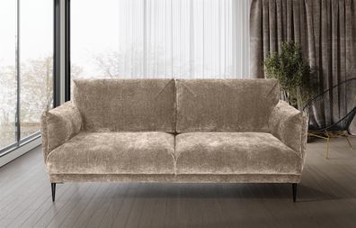 Sofa Designersofa Madison 2-Sitzer in Stoff Dress Me Beige