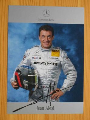 Formel 1 & DTM Star Jean Alesi - Autogramm!