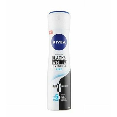 Nivea Invisible Black & White Pure Antitranspirant Spray 150ml