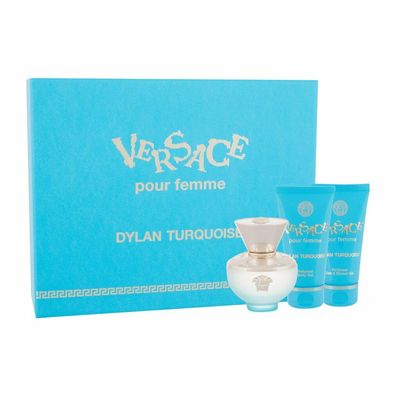Versace Set Dylan Turquoise Edt 50ml + Body Gel 50ml + Shower Gel 50ml