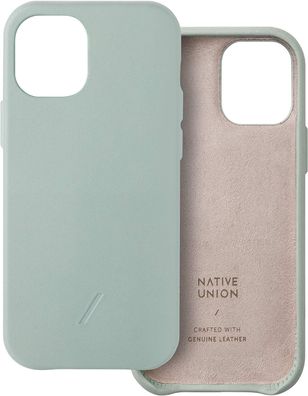 Native Union Clic Classic Schutzhülle Echtleder Apple iPhone 12 Mini Cover mint
