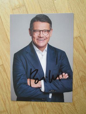 Hessen Ministerpräsident CDU Boris Rhein - handsigniertes Autogramm!!