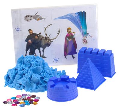 28,87 EUR/ kg Disney Frozen magische Sand Knete Elsa Eispalast Spielsand Set blau