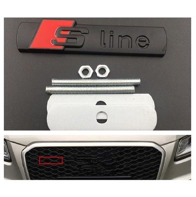S-LINE grill SLINE Emblem Chrom Metall Abzeichen sline Frontgrill für A3 A4 S4 RS4 S3