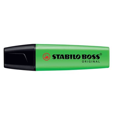 Stabilo BOSS Textmarker 70/33 grün Keilspitze 2-5mm Leuchtstift Markierstift NEU