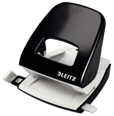 LEITZ Bürolocher NeXXt Metall Locher schwarz 5008-00-95 bis zu 30 Blatt 80 g/ m²