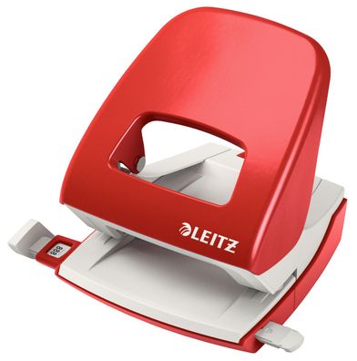 LEITZ Bürolocher NeXXt Metall Locher rot 5008-00-25 bis zu 30 Blatt 80 g/ m²